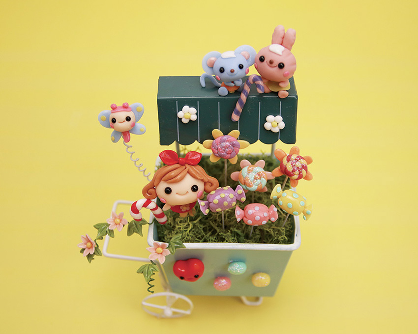 キャンディフラワーカート